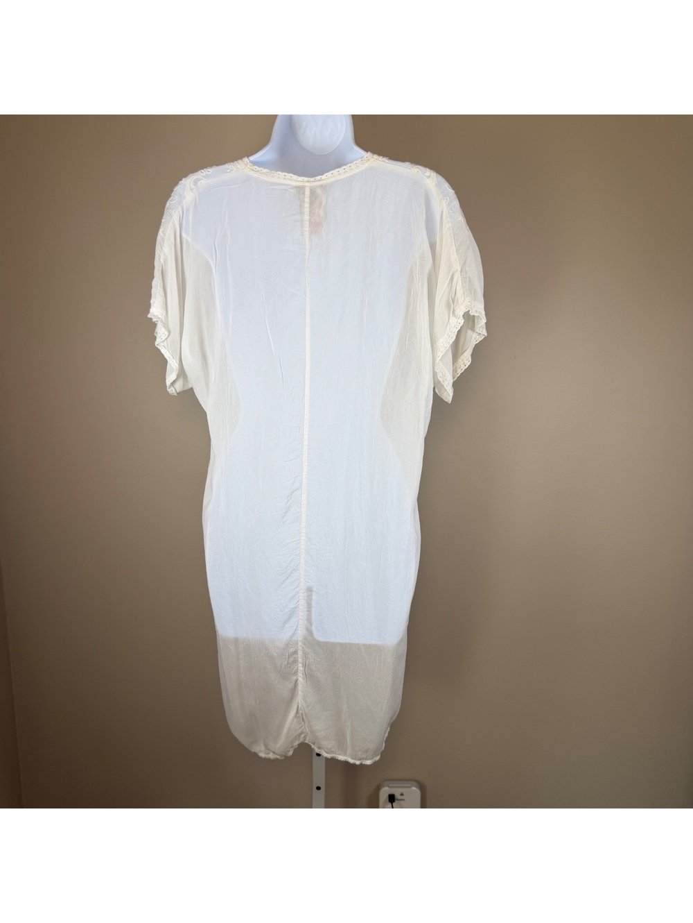 Johnny Was White Embroidered Tunic Size S - Picture 3 of 4